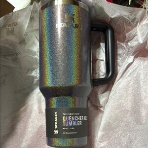 Stanley Quencher H2.0 Tumbler - Black glitter 40 oz